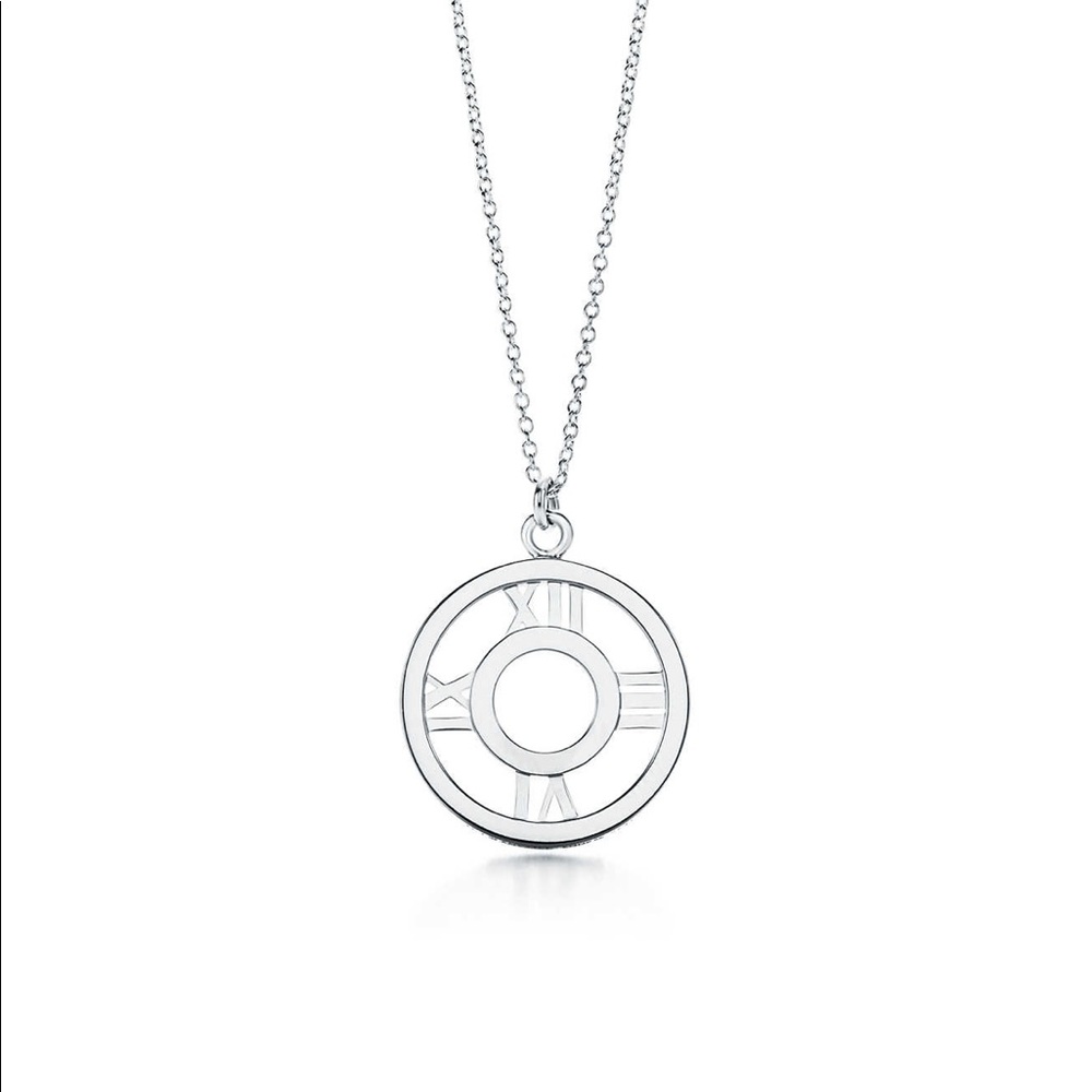 Tiffany Atlas Medallion Pendant w. Chain